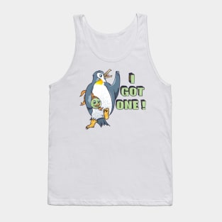 Penguin Fishing Tank Top